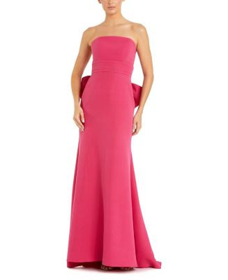 Mac Duggal Crepe Strapless Gown With Oversized Bow | Bloomingdale's Women Dresses Evening & Forma... | Bloomingdale's (AU)