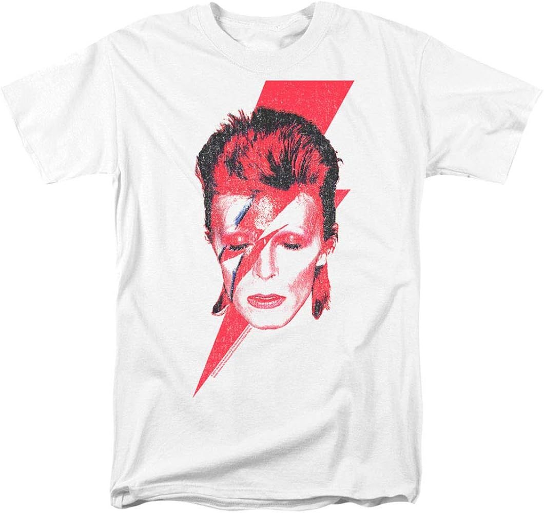David Bowie Aladdin Sane Album Art T Shirt & Stickers | Amazon (US)