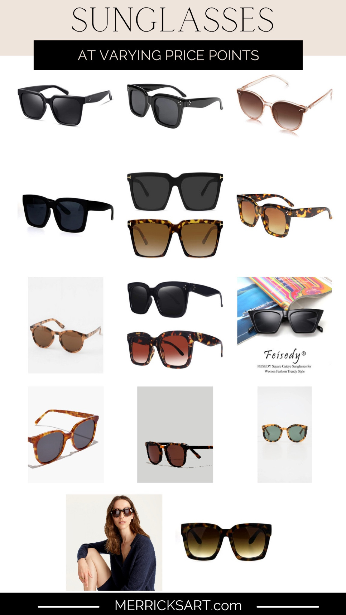 Sunglasses for spring and summer at varying prices @amazon @madewell @walmart 

#LTKunder50 #LTKSeasonal #LTKswim
