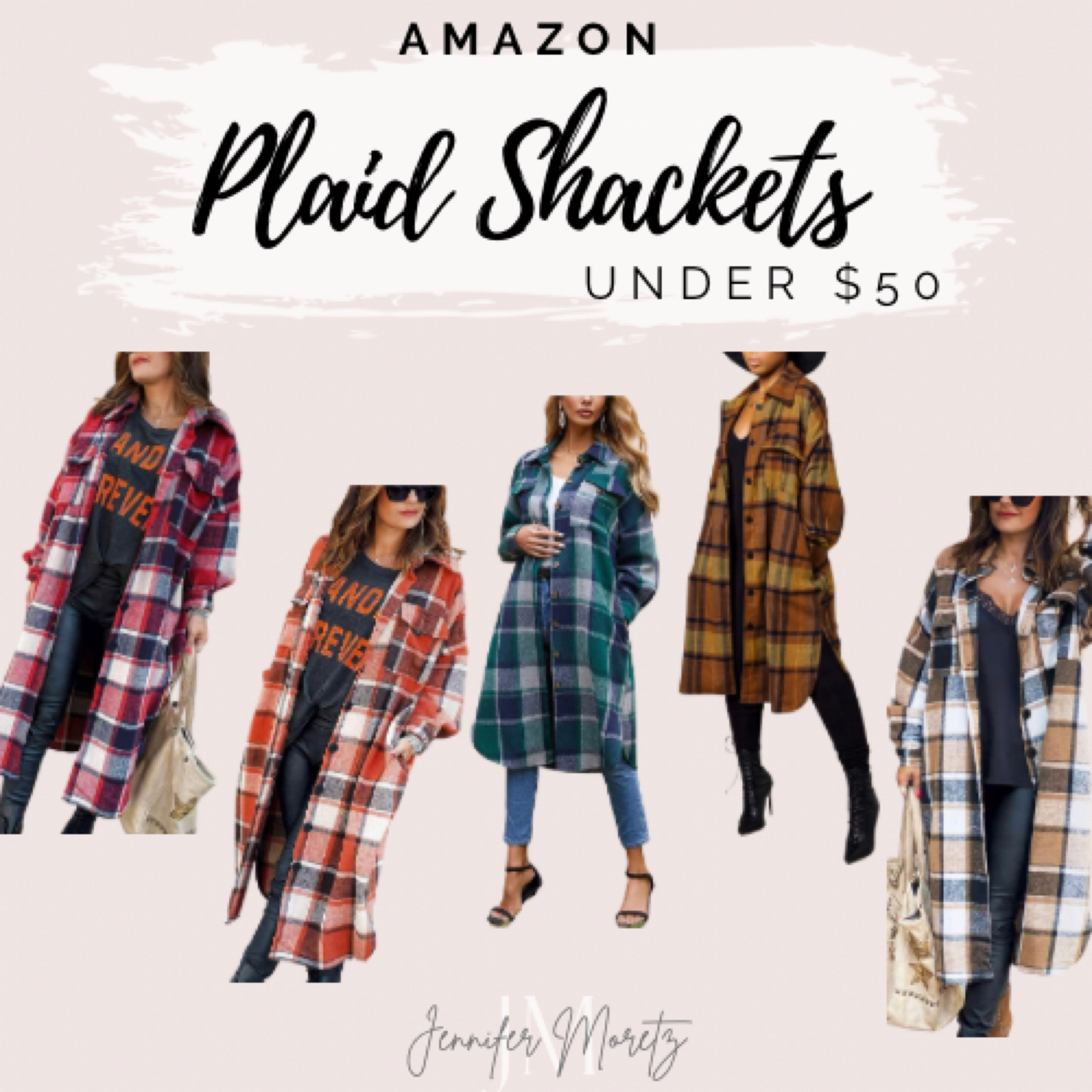 Plaid Shackets are the cutest to wear in the Fall & during the colder months. Wear them over a graphic tee. Dress it up with boots or more casual with sneakers. Either way they are super cute! 

#LTKSeasonal #LTKunder50 #LTKstyletip