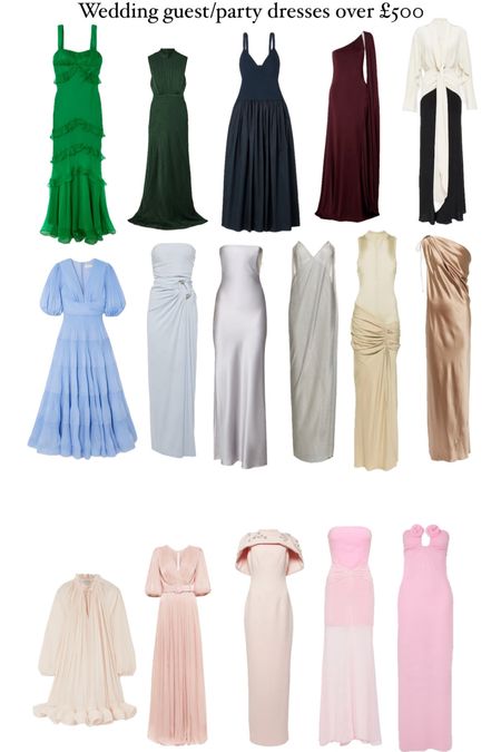 Wedding guest and party dresses over £500! 

#LTKstyletip #LTKSeasonal #LTKeurope