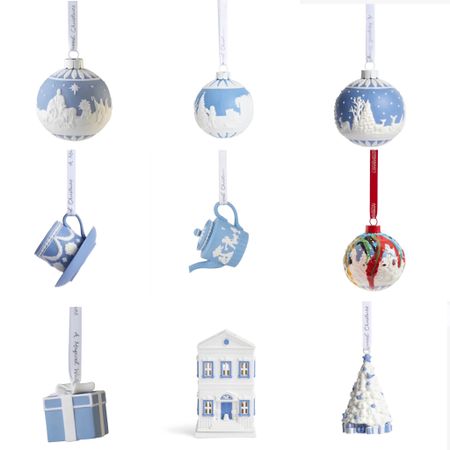 Add Wedgwood’s iconic blue to your tree this year to make it chic. Now 20% off Christmas ornaments at Wedgwood. 