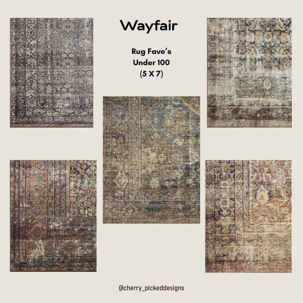 Looking to refresh a space without spending a fortune? ✨ Check out my top picks for best-selling rugs, available for LESS THAN $100 (5 X 7) 

A new rug can instantly transform a room, and these stylish options from @Wayfair Sale make it easy and affordable.  🏠🪴

#AffordableStyle #HomeRefresh #BudgetFriendlyRugs #5x7AreaRug #TopRatedRugs #DecorSteals #LivingRoomInspo #BedroomDecor #WayfairDeals  

 #LTKHome #LTKSaleAlert #LTKFindsUnder100