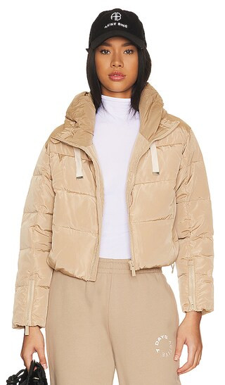 Orbit Puffer Jacket in Sand | Revolve Clothing (Global)