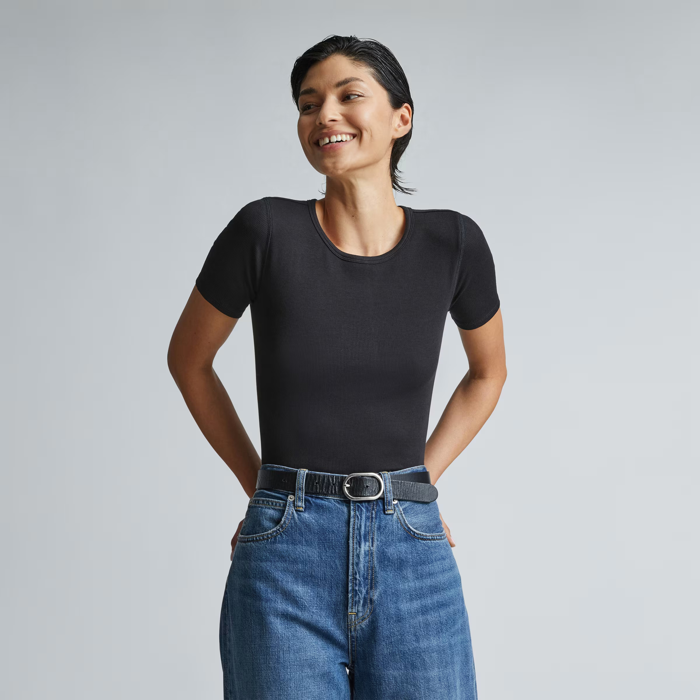 The Supima® Micro-Rib Crew | Everlane