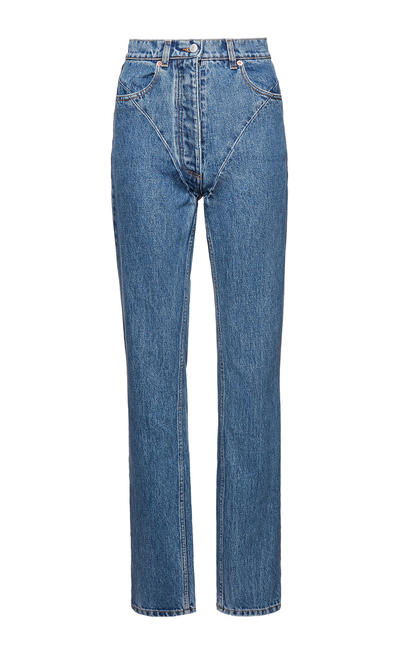 Rigid High-Rise Straight-Leg Jeans | Moda Operandi (Global)