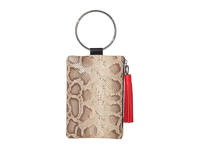 THACKER Nolita Clutch (Snake/Multi) Handbags | Zappos