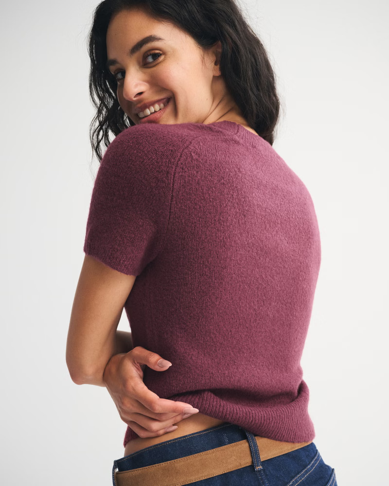 Women's Skimming Crew Sweater Tee | Women's Tops | Abercrombie.com | Abercrombie & Fitch (US)