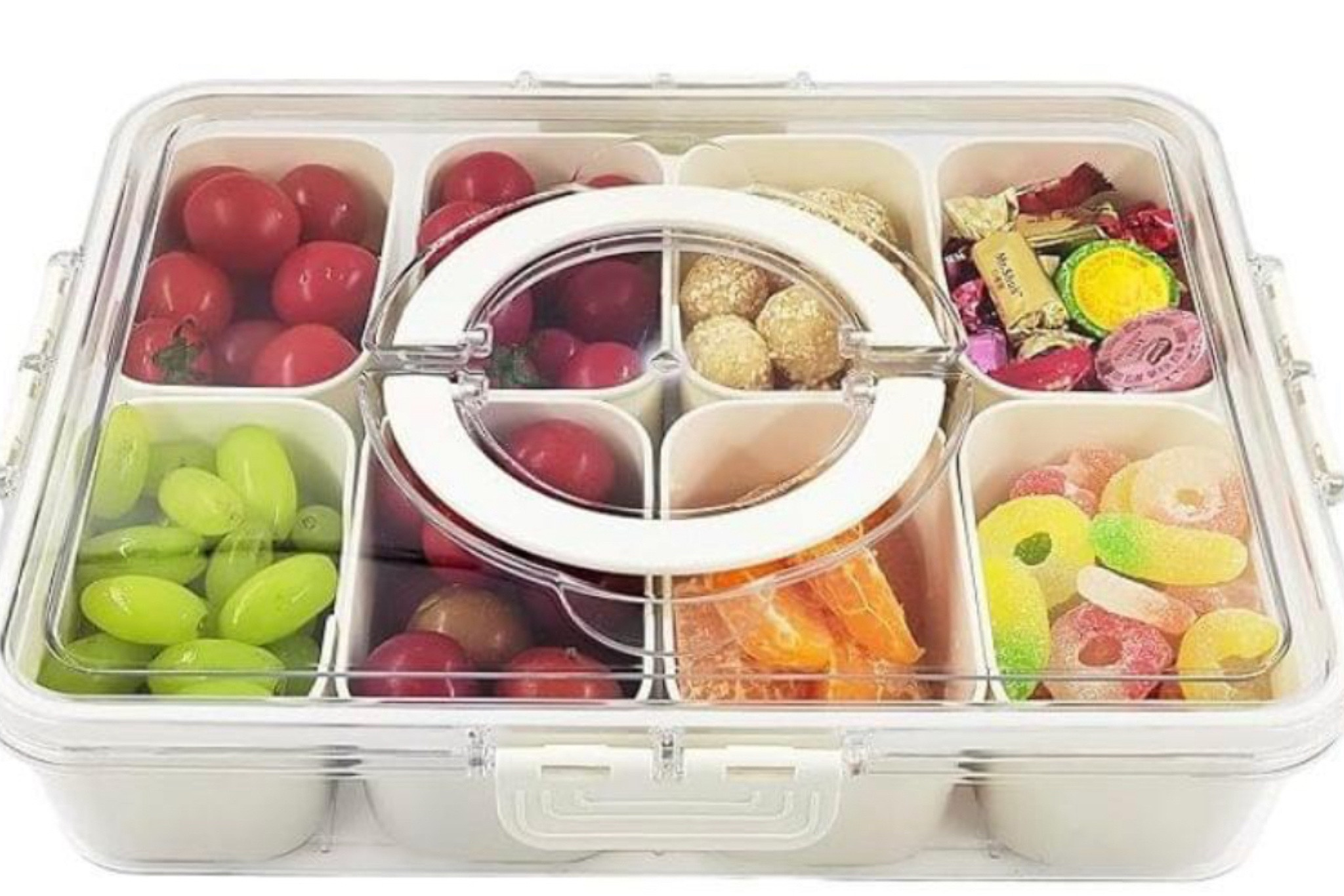 Snack Box Container, Divided Serving Tray with Lid and Handle Snackle Box Container, Snack Organizer for Adults Fruit Tray, Veggie Tray, Perfect for Party, Entertaining

On sale! 

#LTKKids #LTKSaleAlert #LTKTravel
