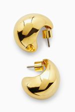 CURVED DOMED EARRINGS - GOLD - Accessories - COS | COS (US)