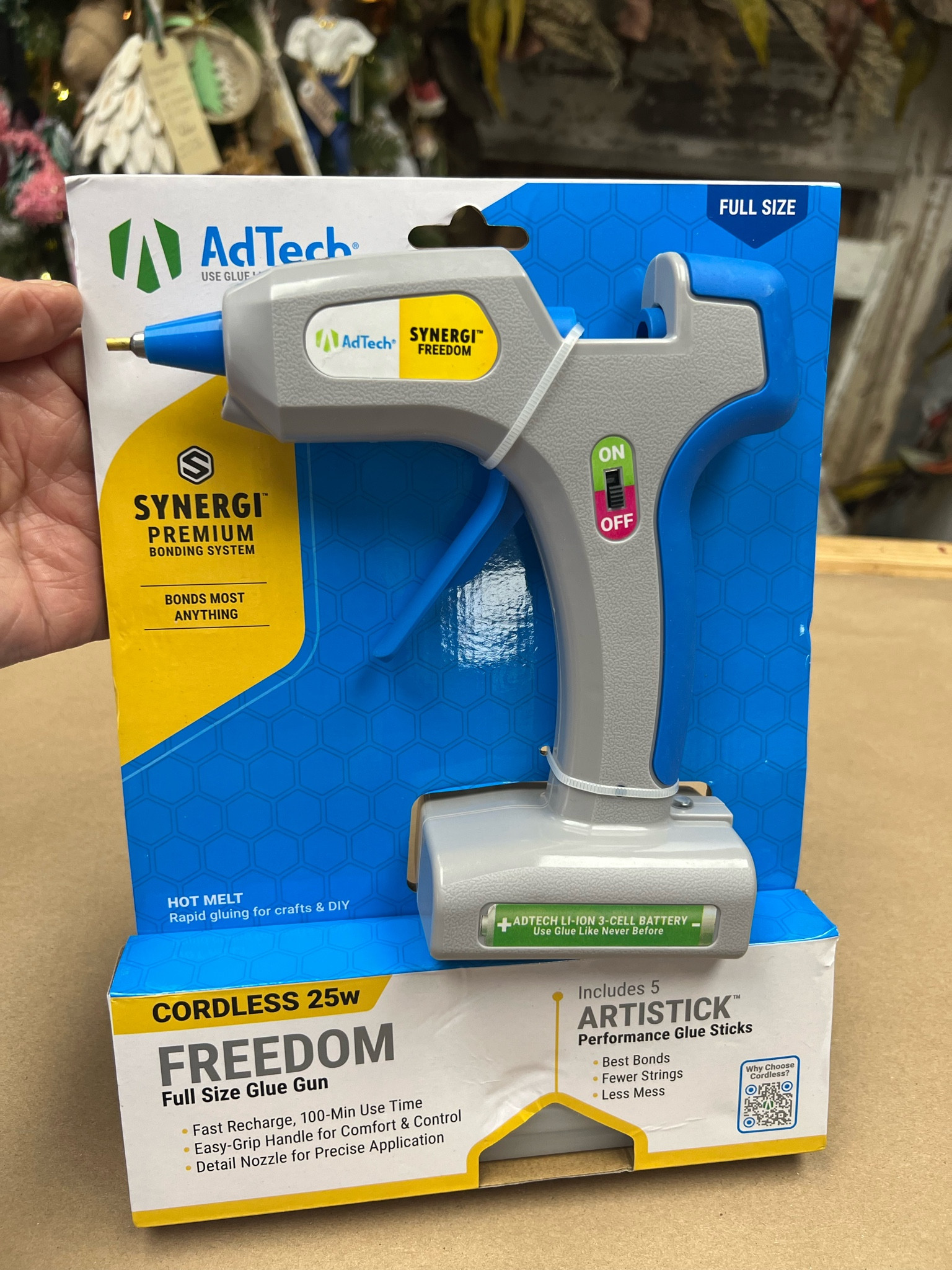 You guys! I was looking for a light-weight, cordless hot glue gun and I packed this one up to try it out! So far, I am loving it! 

#LTKFindsUnder50 #LTKGiftGuide #LTKHome