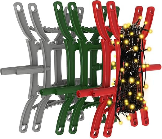 EDSRDUS 6PCS Rotating Handle Christmas Lights Storage Holder, Efficient & Durable,Tangle-Free Wir... | Amazon (US)