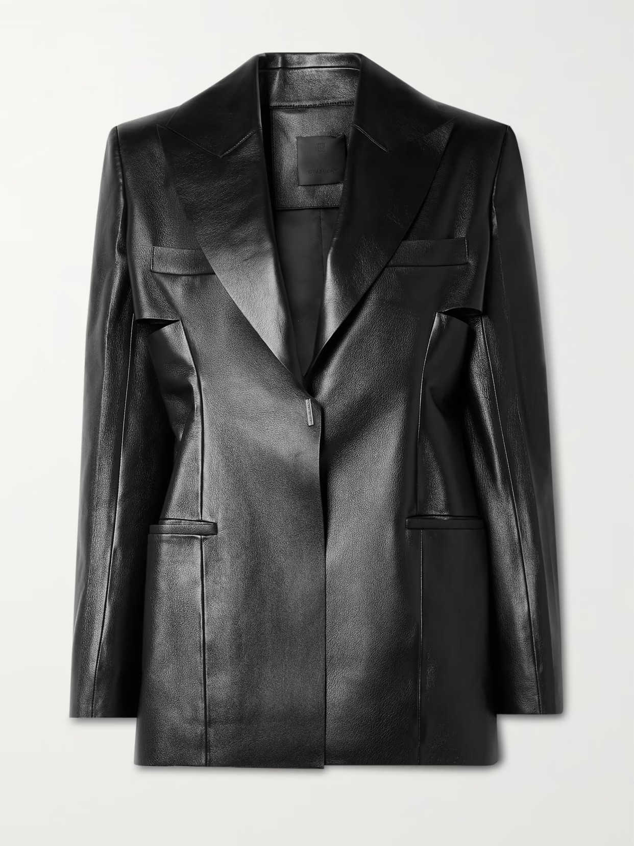 Givenchy - Cutout Leather Blazer - Black | NET-A-PORTER (UK & EU)