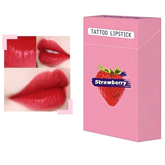 NBGF 20 Pieces/Set of Lipstick Cigarette Cotton Swab Lipstick, Durable Waterproof Liquid Non-Stic... | Amazon (US)