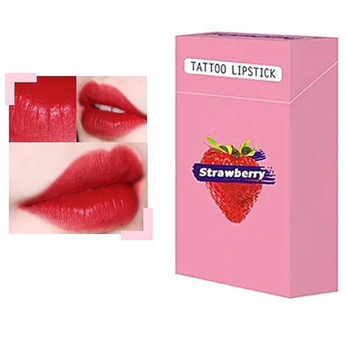 NBGF 20 Pieces/Set of Lipstick Cigarette Cotton Swab Lipstick, Durable Waterproof Liquid Non-Stic... | Amazon (US)