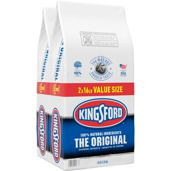 Kingsford 2-Pack 16-lb Charcoal Briquettes | Lowe's