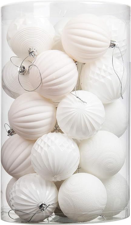 Amazon.com: Jusdreen 31pcs Christmas Balls Ornaments for Xmas Tree Shatterproof Christmas Tree Ha... | Amazon (US)