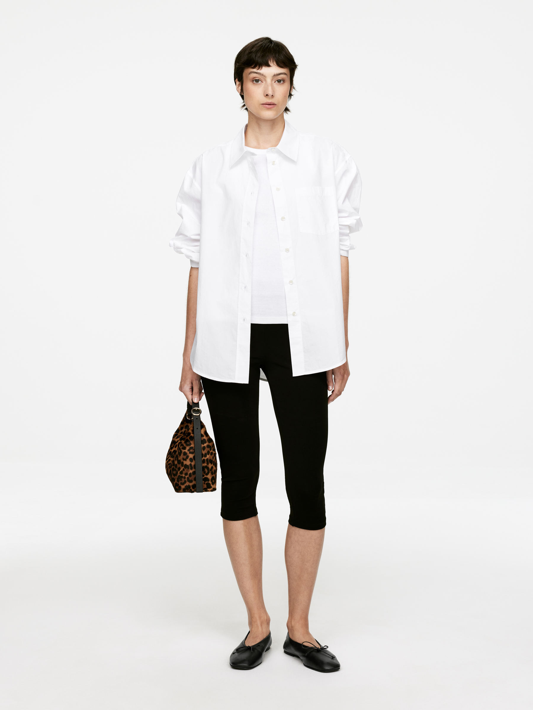 Leather Ballet Flats – Black – Women – ARKET GB | Arket UK
