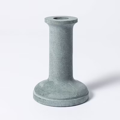 5" x 3.5" Soapstone Taper Candle Holder Gray - Threshold™ designed with Studio McGe... | Target