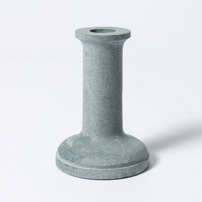 5&#34; x 3.5&#34; Soapstone Taper Candle Holder Gray - Threshold&#8482; designed with Studio McGe... | Target