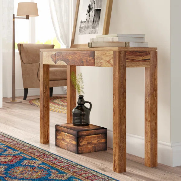 Cyranoe 42" Solid Wood Console Table | Wayfair North America