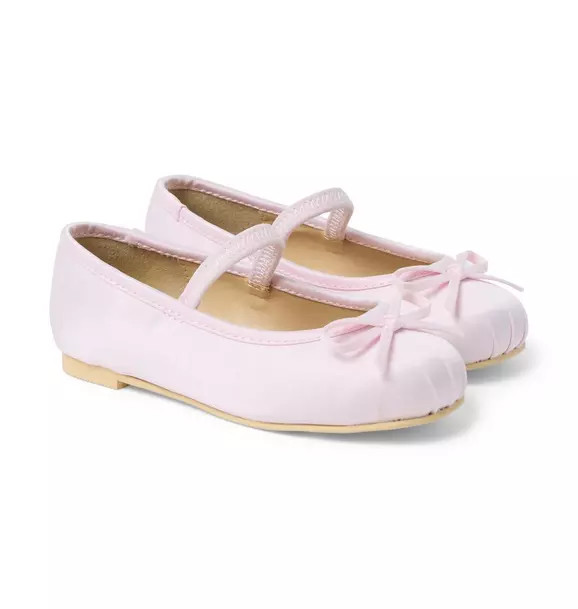 Satin Bow Ballet Flat | Janie and Jack