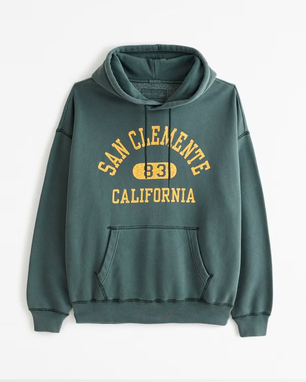 Varsity Graphic Popover Hoodie | Abercrombie & Fitch (US)