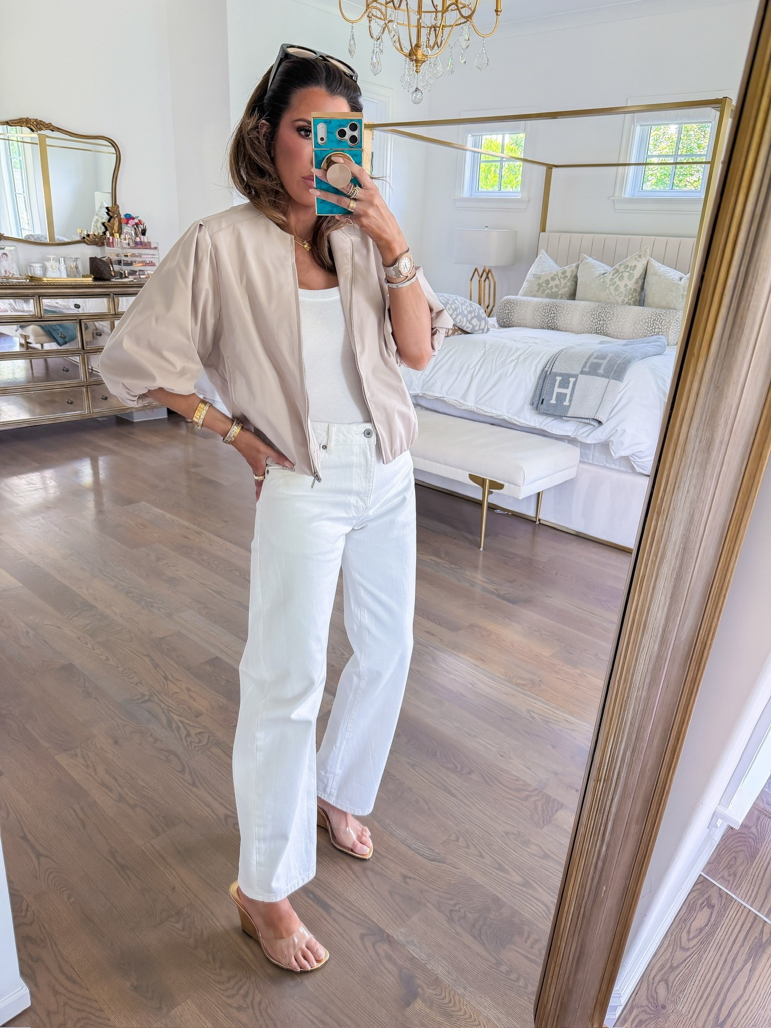 Wearing a medium tank, US 6 in jeans and could take a small or XS in the jacket! This one is a medium! 

Zara fashion, Zara finds, Summer outfits, Business casual, Workwear, Emily Gemma

#LTKootd #LTKgrwm #LTKdayinmylife