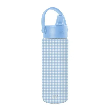 Simple Modern 18 fl oz Insulated Stainless Steel Summit Wide Mouth Water Bottle with Handle and Straw Lid | Blue Picnic Blanket | Walmart (US)