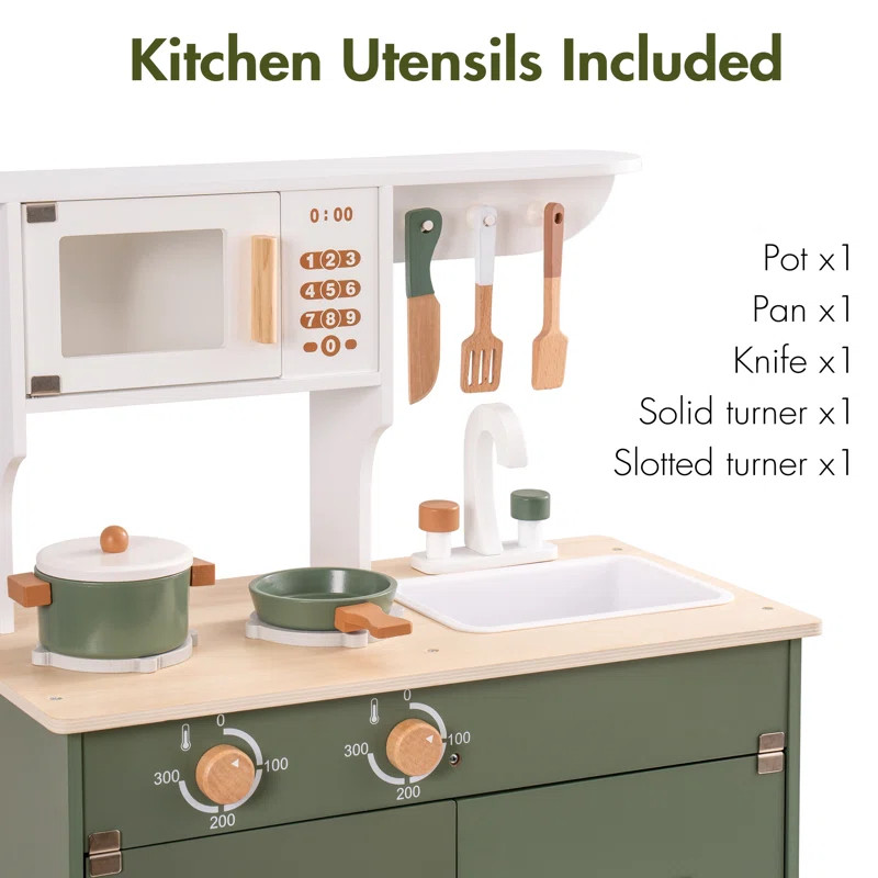 Wooden Kitchen Set | Wayfair North America