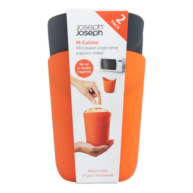 Joseph Joseph Silicone Microwave Popcorn Makers 2 Pack | World Market
