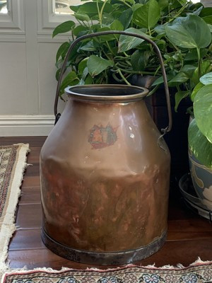 Antique Vintage Heavy Copper Milk Cream Jug Pail Bucket Container No Lid 13 Lbs | eBay US