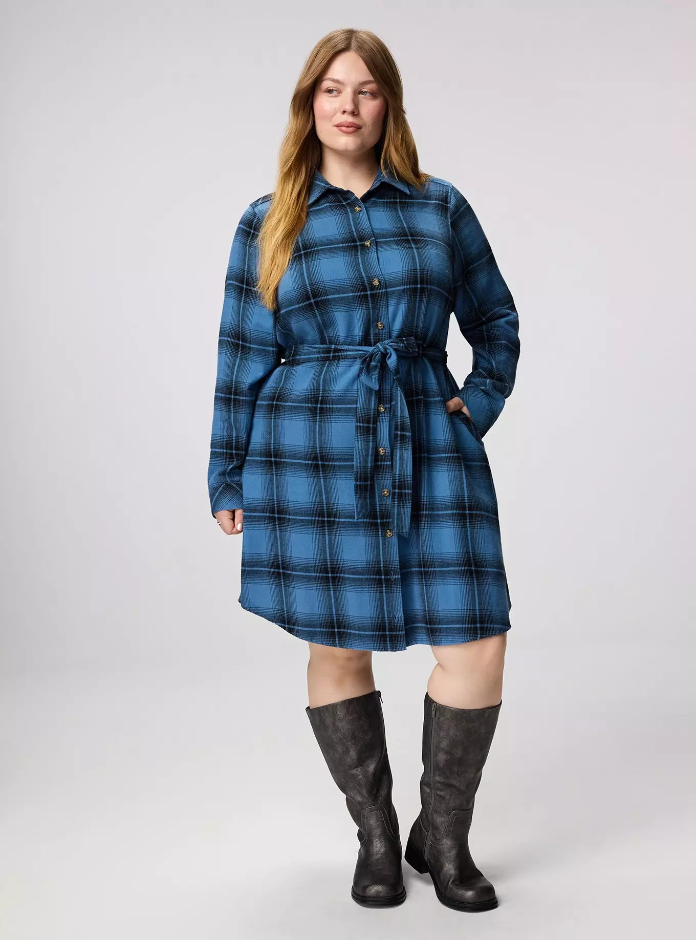 Flannel Shirt Dress | Torrid (US & Canada)