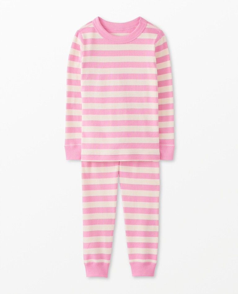 Striped Long John Pajama Set | Hanna Andersson