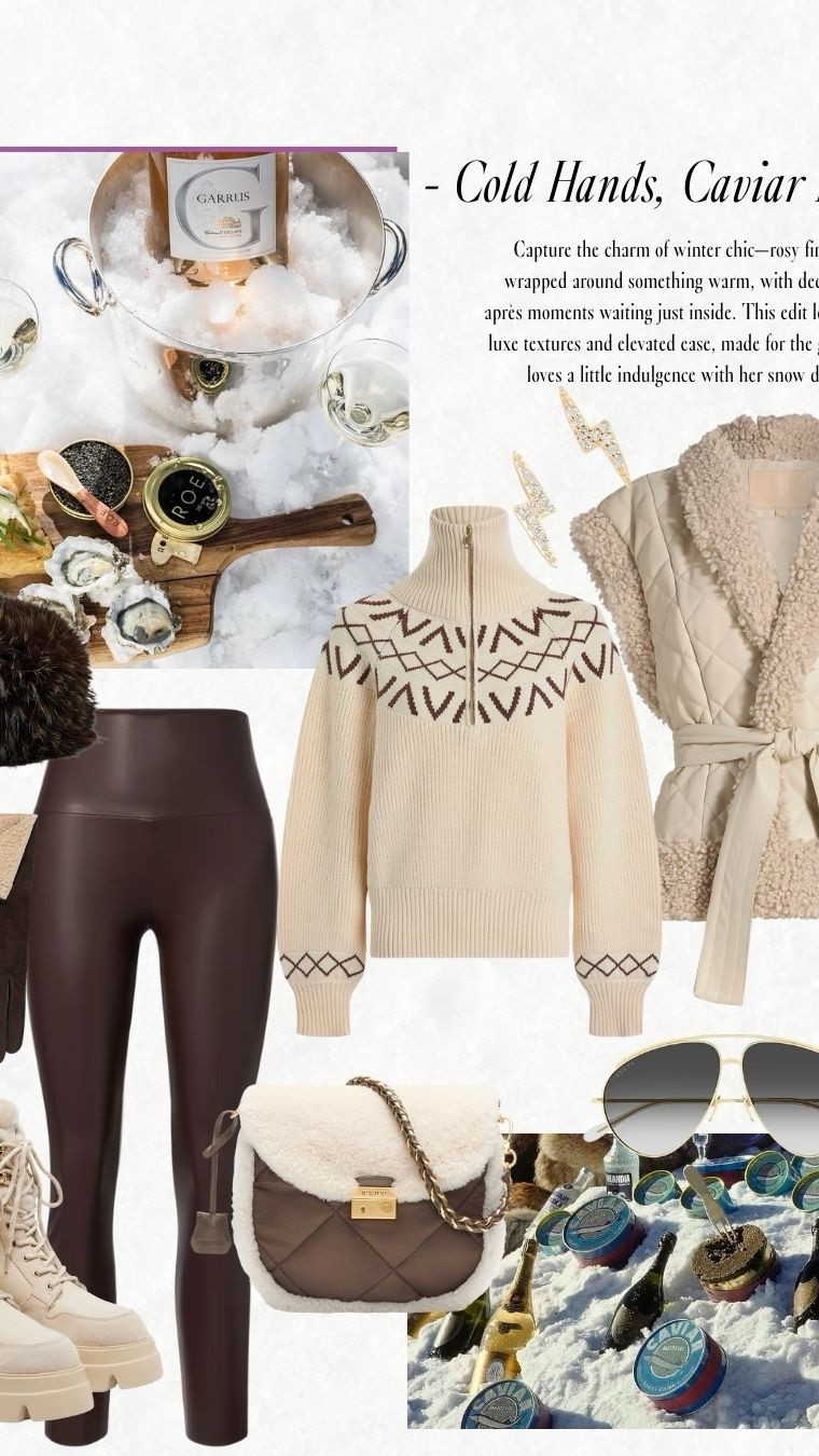More après ski style, less ski ⛷️✨
If you’re dreaming of snowy escapes, winter outfits, faux fur layers, cozy knits, leather leggings, and elevated alpine chic, these head-to-toe looks are your packing guide. From Hot Toddies & Hot Tubs to Snow Days & Rosé Nights, I pulled together luxe neutrals, modern Fair Isle, and plush textures that make winter feel glamorous—no lift ticket required.

Shop every full look on jcathell.com and my LTK ❄️🤍
#apresski #winterstyle #skioutfit #winterfashion2025 #alpinechic #snowszn #fauxfurfashion #neutrallooks #fairislesweater #winterwardrobe



#LTKOver40 #LTKSeasonal #LTKTravel