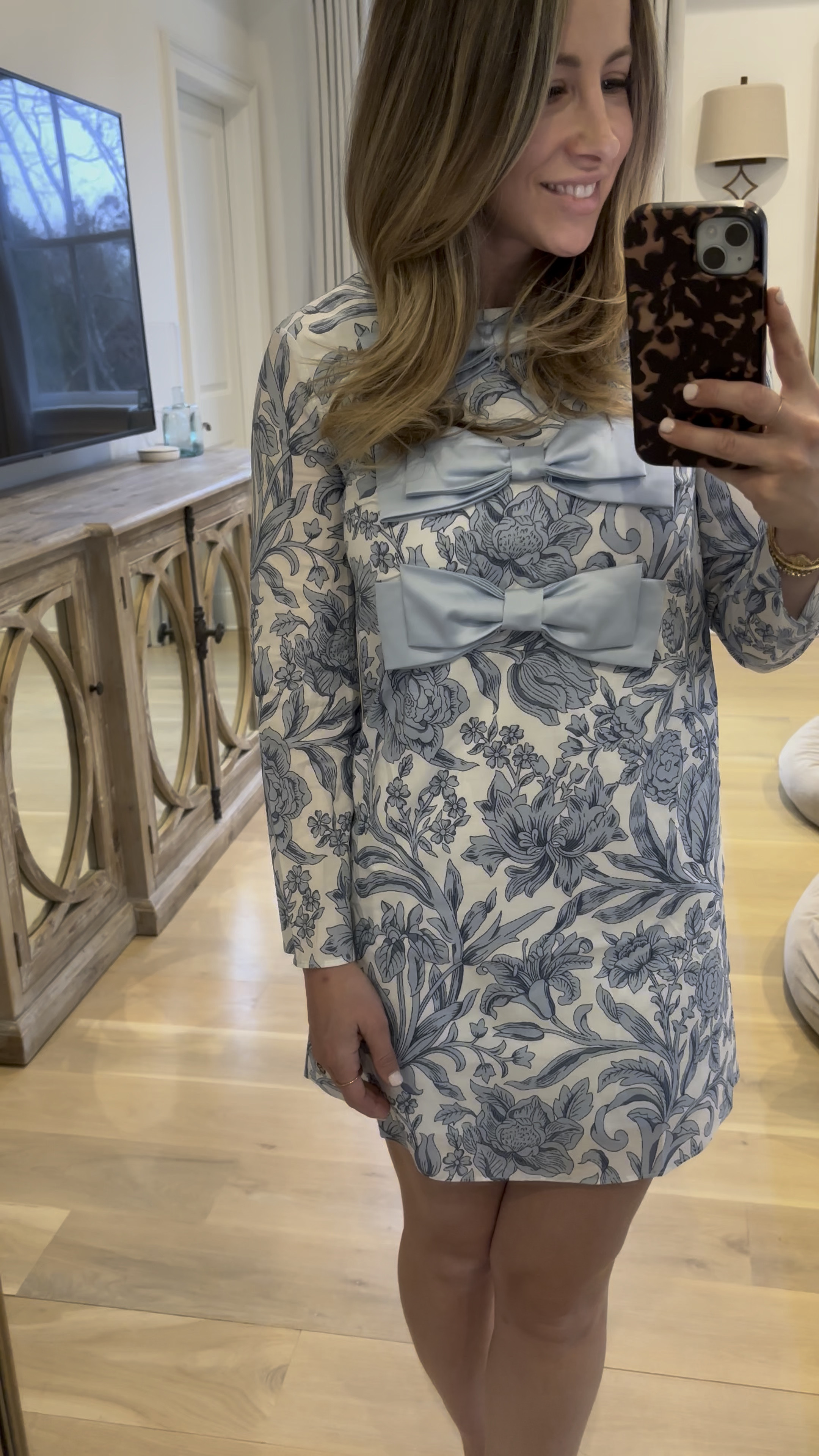 The cutest grandmillenial floral and bow Easter dress 
Blue and white classy dress
Ootd
Tuckernuck Tnuck dress

#LTKStyleTip #LTKWedding #LTKPetite