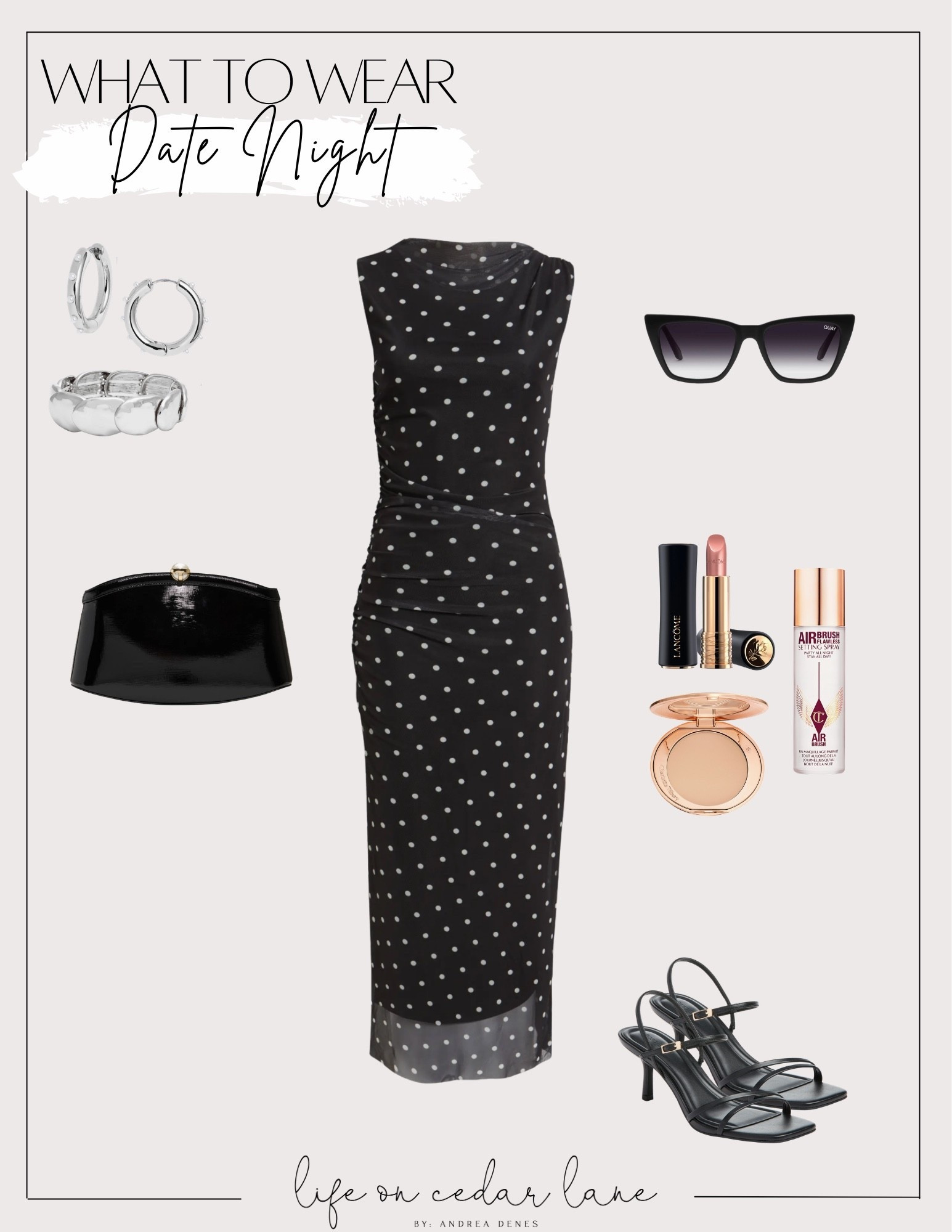 This darling polka dot dress is under $100 and so fun for date night or an event! 

#springfashion #datenight #eventlook

#LTKWedding #LTKspringtrends #LTKspring