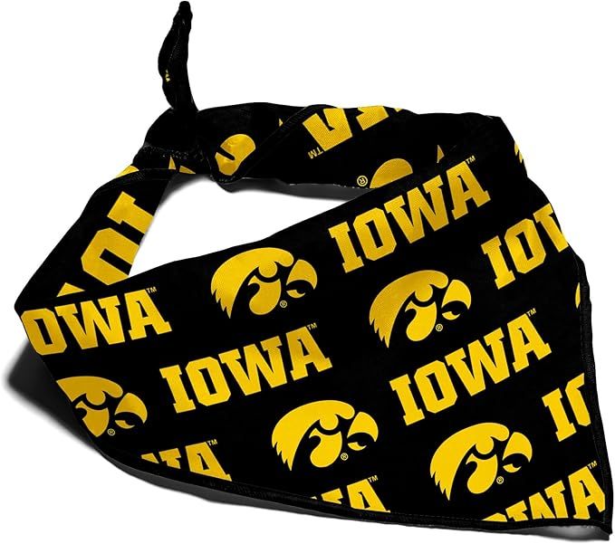 NCAA Officially Licensed Bandana for Dogs and Cats | Fits Pets Great Gift Idea | Easy-to-Tie (Lar... | Amazon (US)