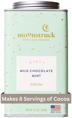 Moonstruck Chocolate Mint Chocolate Mint Hot Cocoa Mix, 9.5oz (Pack of 1) | Amazon (US)