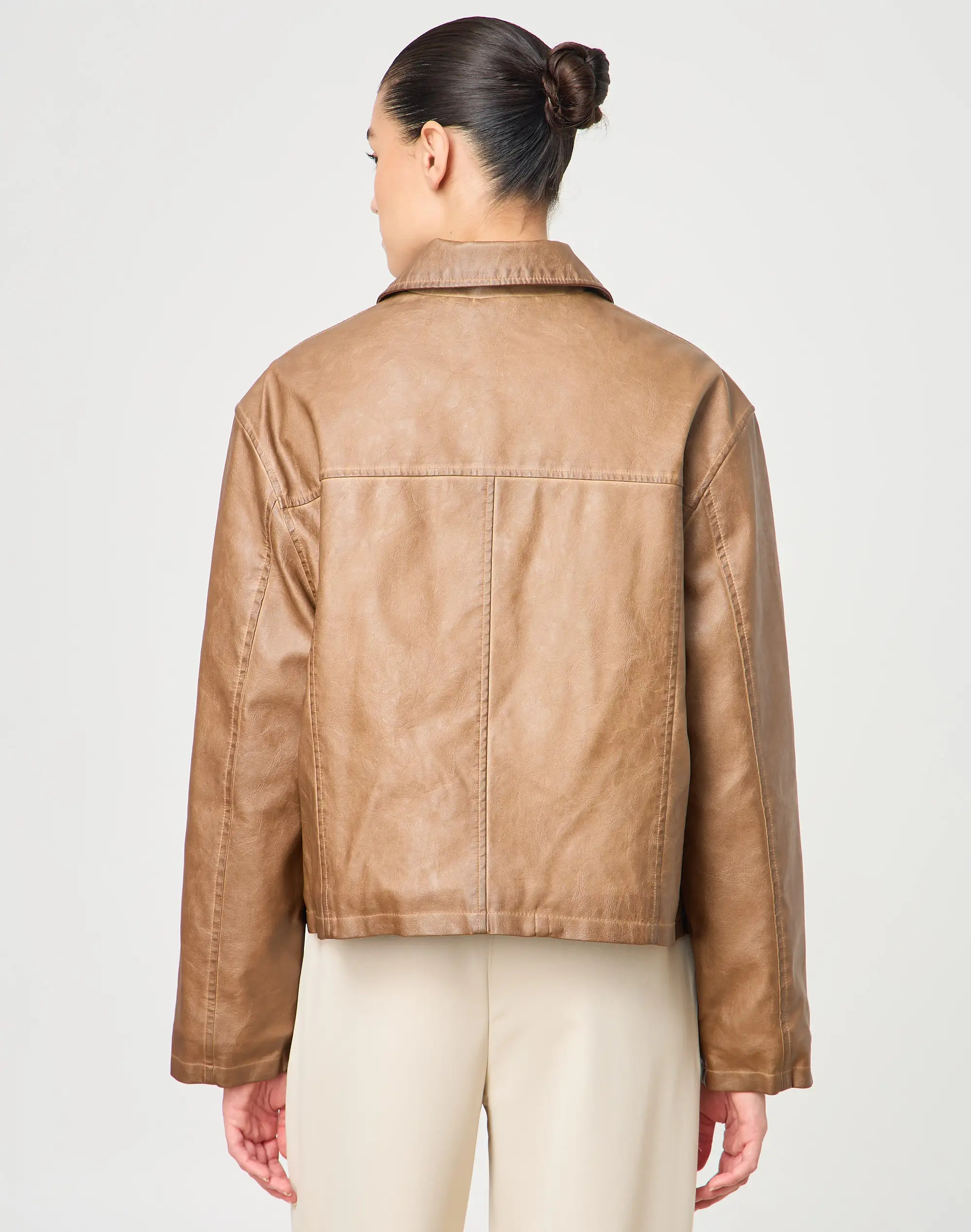Vintage Faux Leather Jacket | Glassons (Australia)