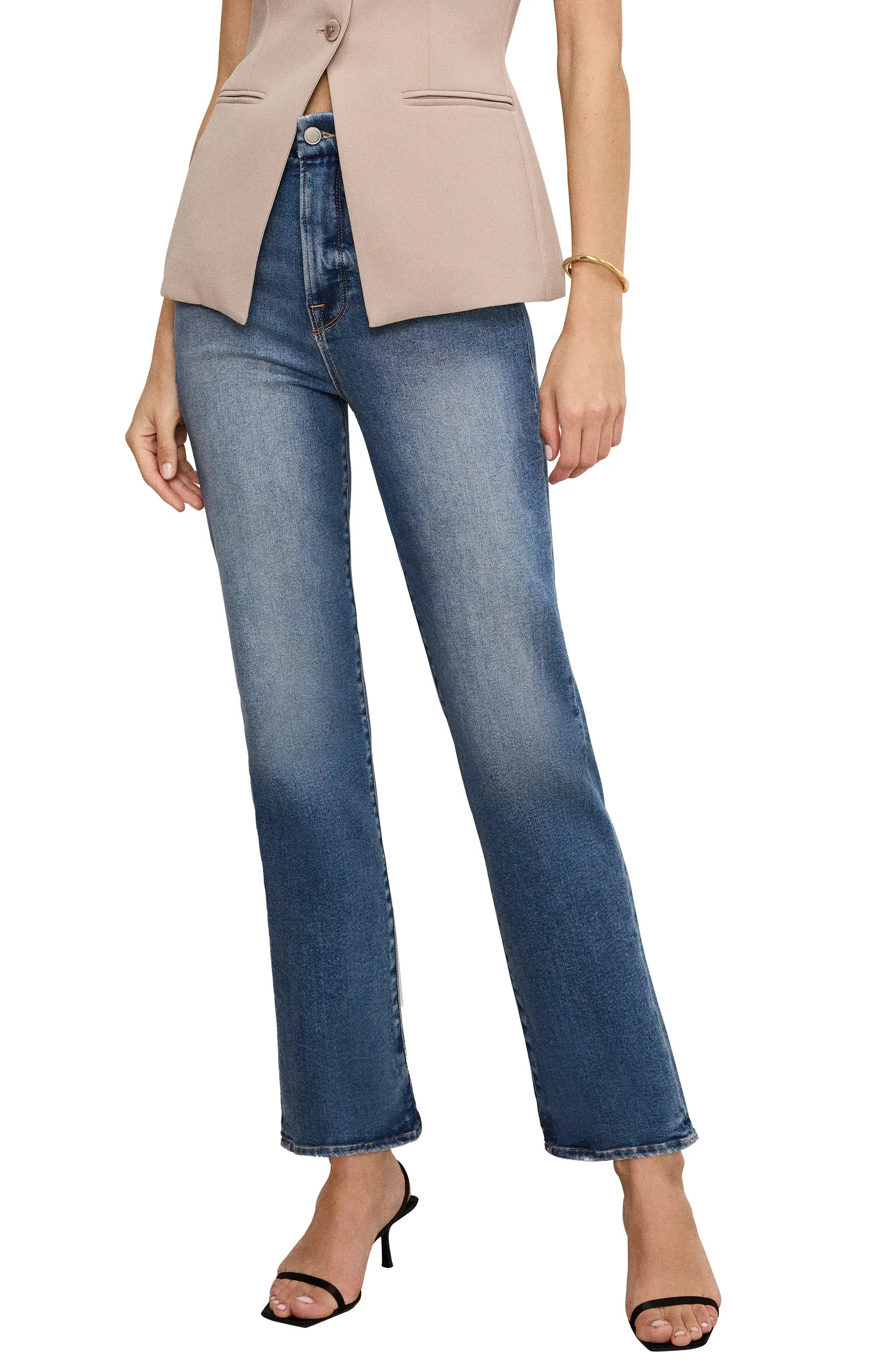 Good Boy High Waist Ankle Straight Leg Jeans | Nordstrom