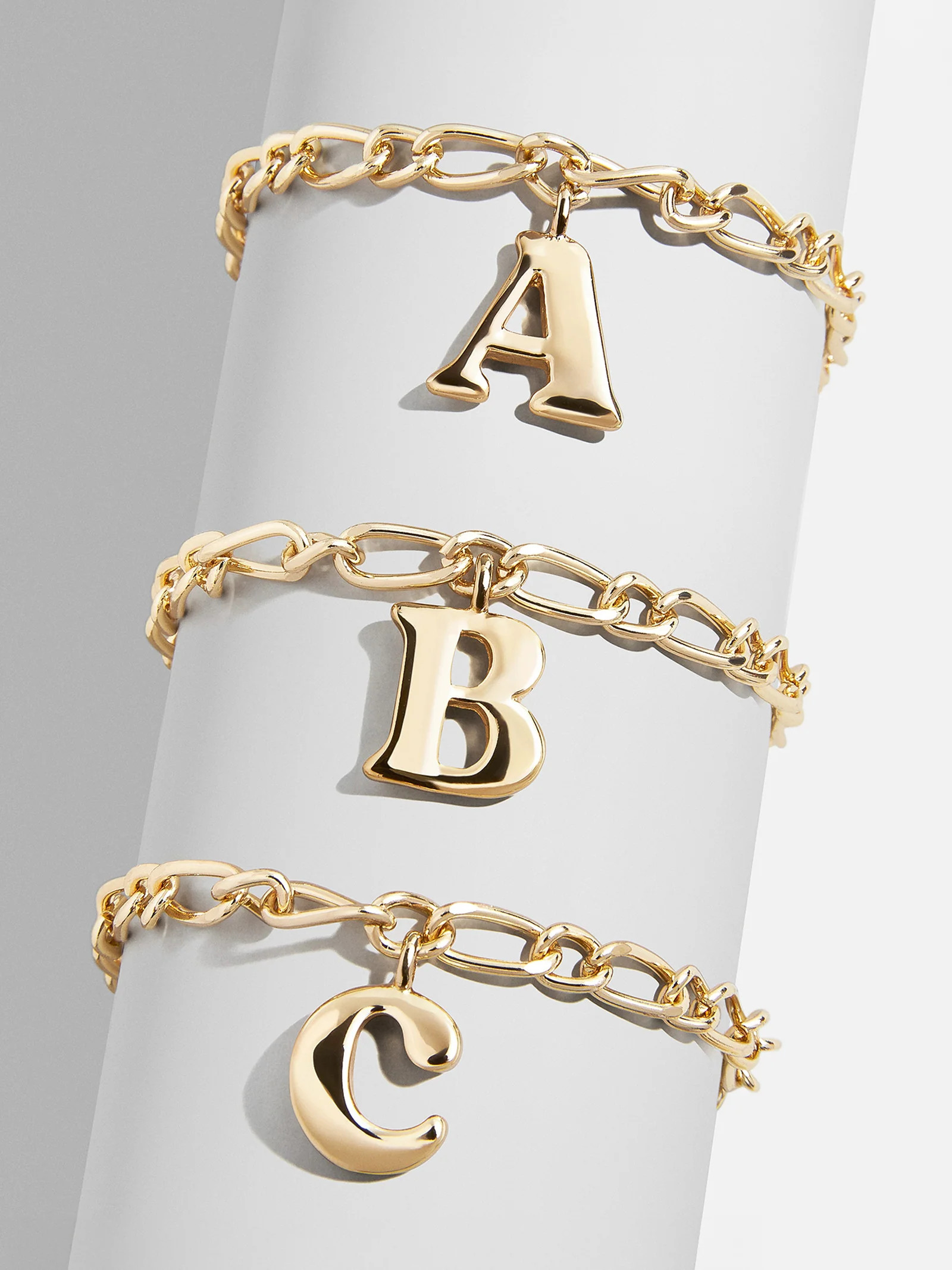 Annika Initial Bracelet - Gold | BaubleBar (US)