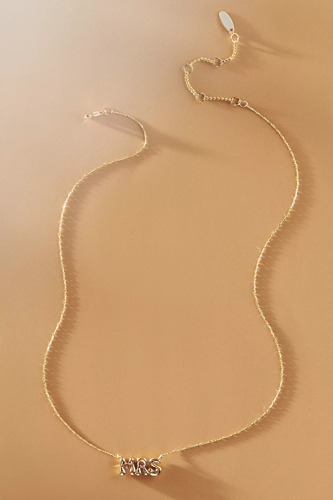 Mrs. Bubble Letter Necklace | Anthropologie (US)