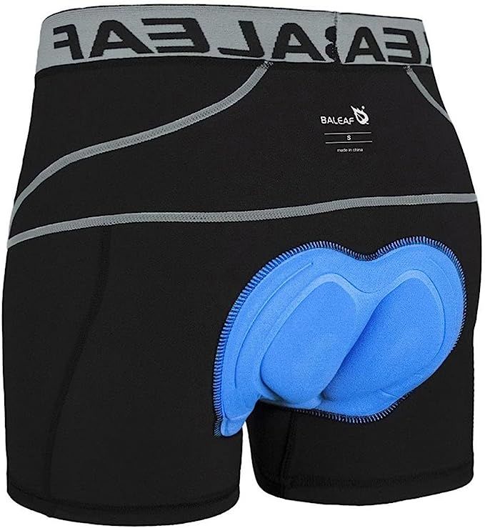 BALEAF Men's Padded Bike Shorts Cycling Underwear 3D Padding Mountain Biking Bicycle Riding Liner... | Amazon (US)
