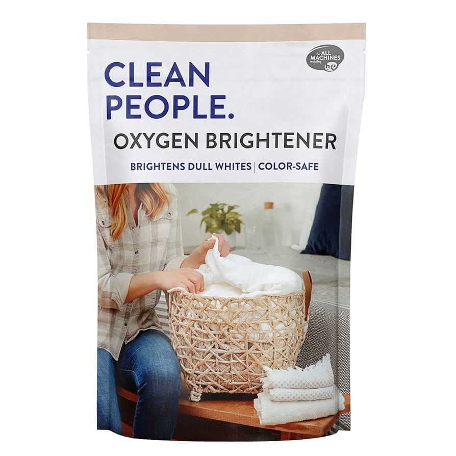 The Clean People Oxygen Brightener Stain Remover | Bleach Alternative, Simple Ingredients, Bright... | Amazon (US)