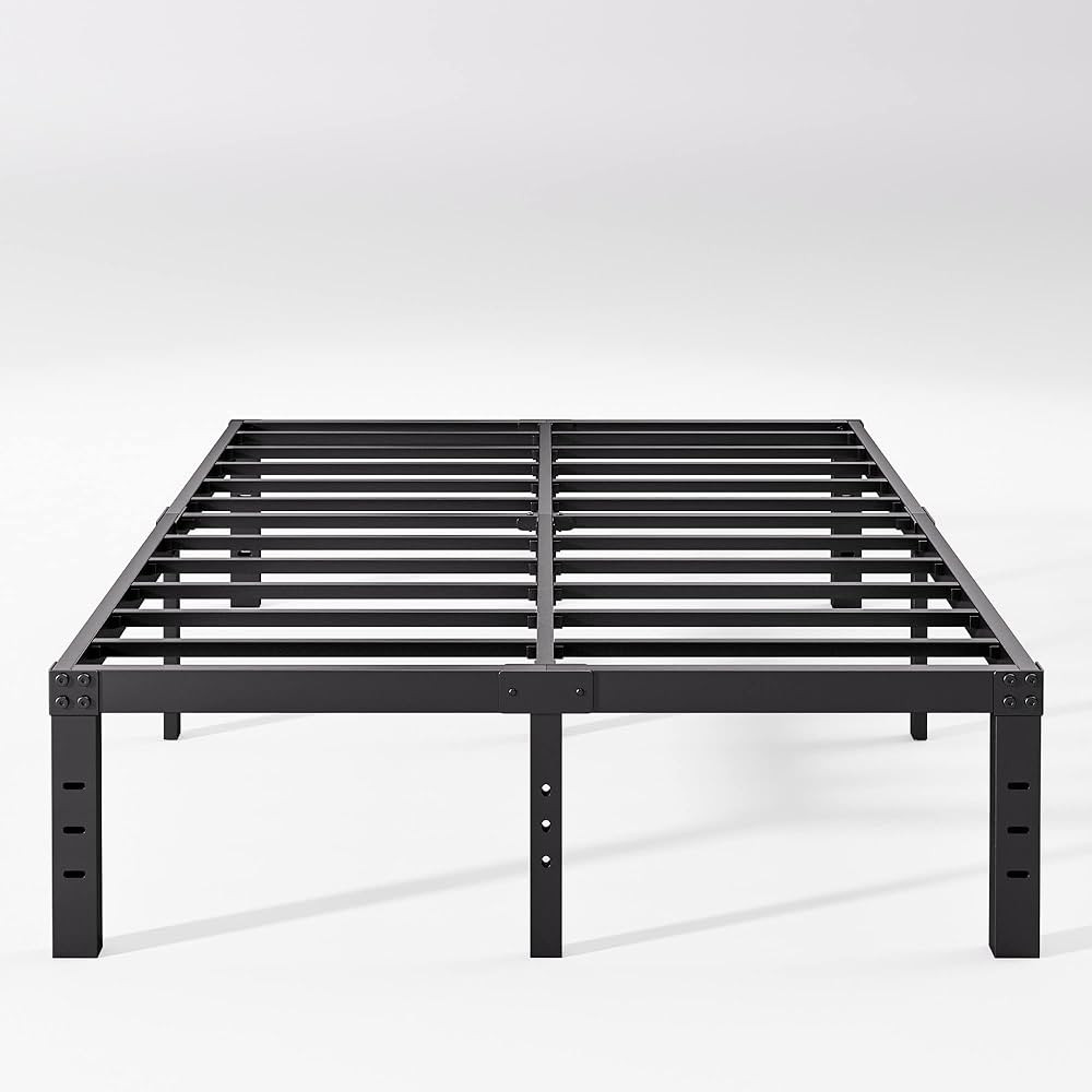 14 Inch Queen Bed Frame No Box Spring Needed, Metal Platform Bed Frame Queen Size, Heavy Duty, Ea... | Amazon (US)