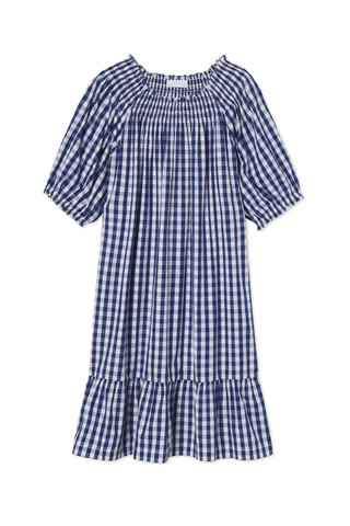 Veranda Dress in Powder Blue | LAKE Pajamas