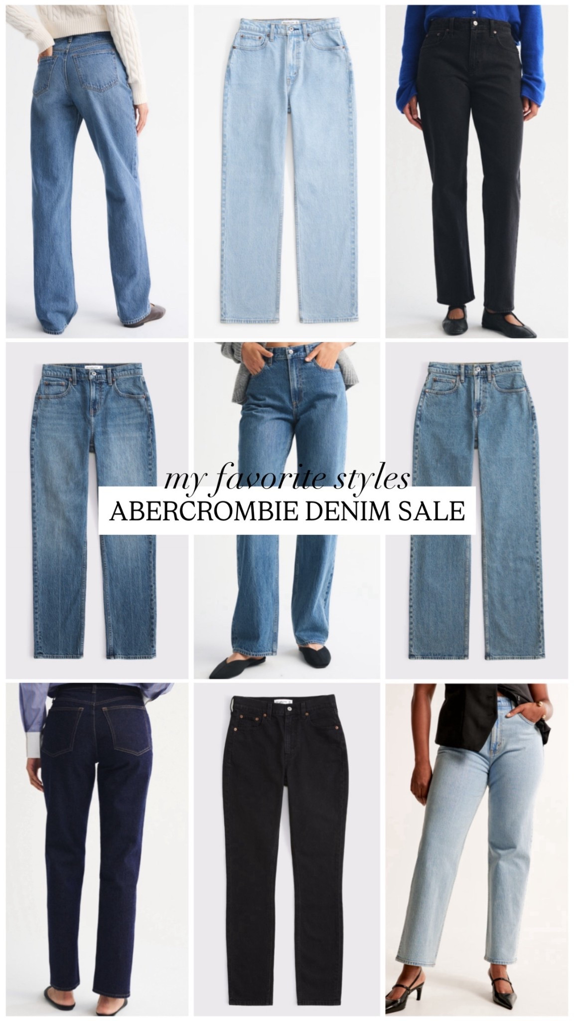 The abercrombie denim sale is live!! 25 - 40% off ALL jeans + 20% off almost everything else!! And, you can use code: DENIMAF for an additional 15% off!! @abercrombie

#LTKSaleAlert