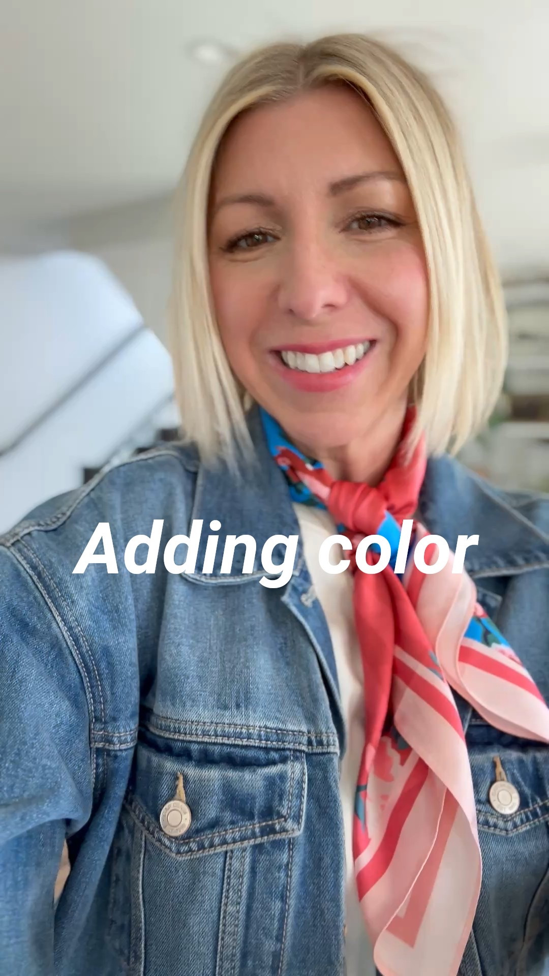 Adding pops of color to your look this spring/summer…
a printed scarf, stripe pants or shirt! 

#LTKSeasonal #LTKOver40 #LTKStyleTip