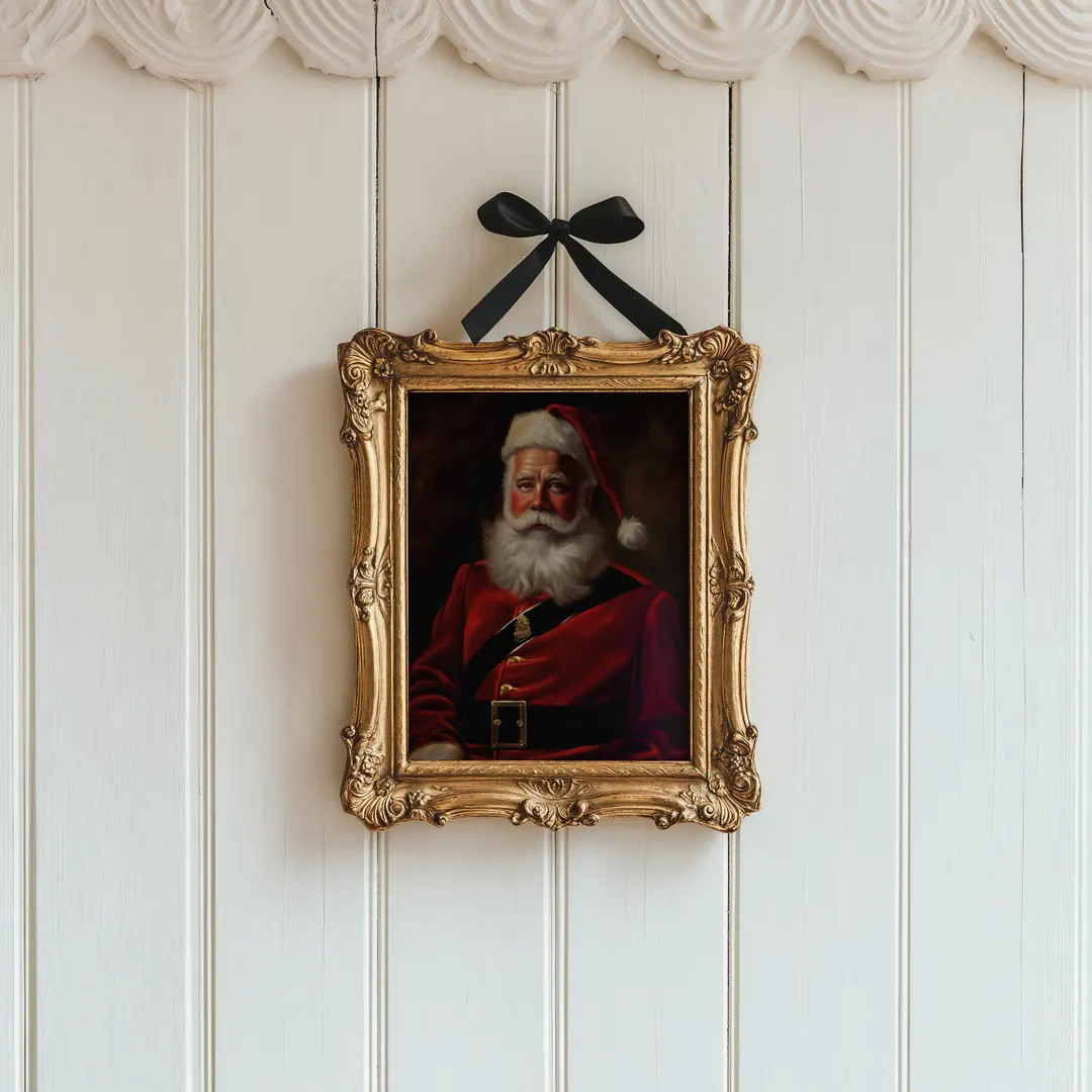 General Claus Print Santa Claus Santa Claus Art Christmas Decor Holiday Decor Holiday Art Christm... | Etsy (US)